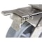 Vestil Thermoplastic Rubber Swivel With Total Brake Caster 8 In. Diameter x 2 In. Width 675 lb Gray CST-E-SS-8X2TPR-SWTB - alternate 9